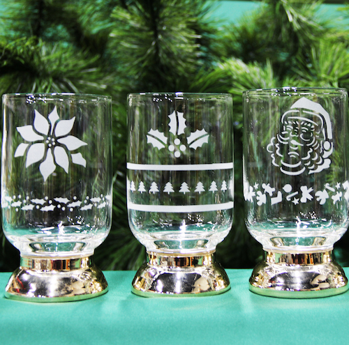 Bold n Gold Holiday Glasses