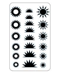 19-2704 - ETCH, DIP, SANDETCH stencil sunrise