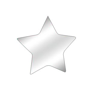 28-5075 - Star  6 in- bevel mirror- no hole