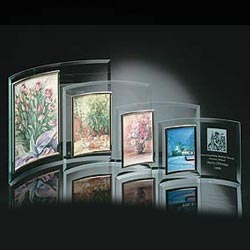 30-2283 - Crescent Picture Frame 3.5 x 5 -Vertical
