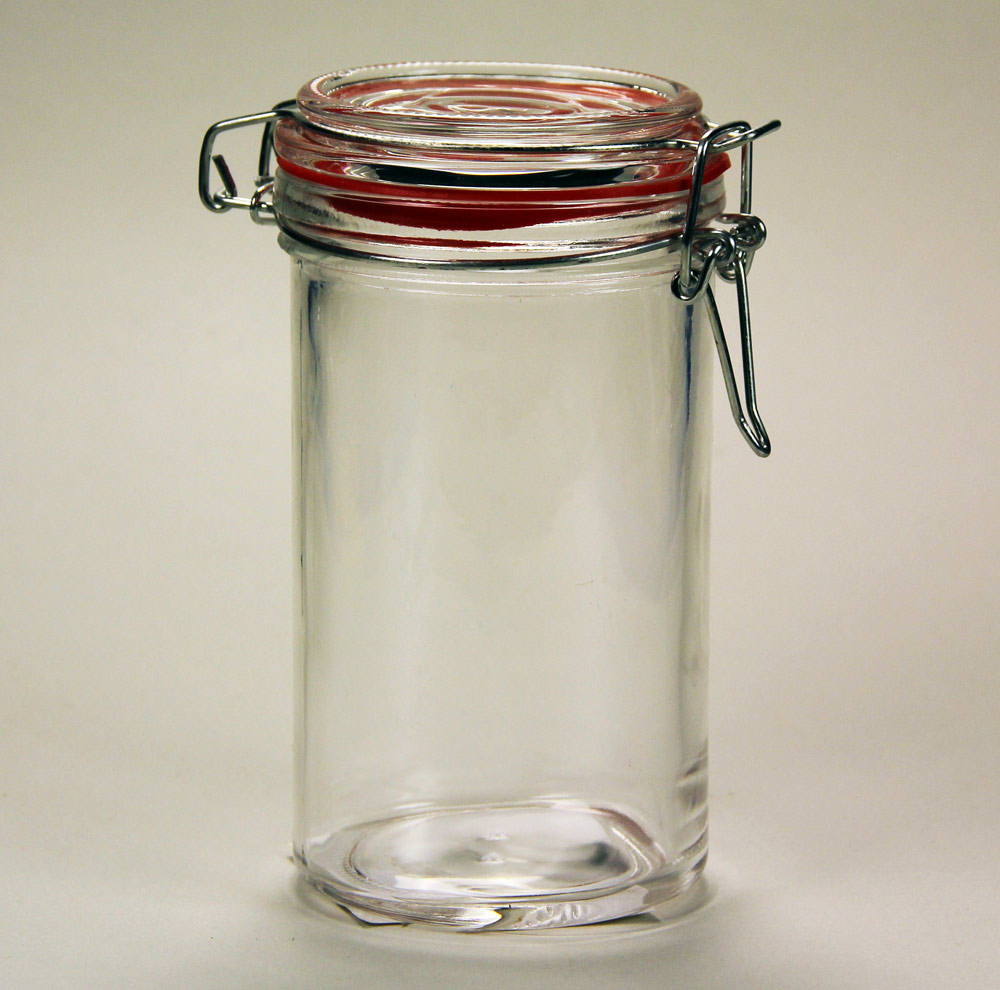 607036 Glass Jar with locking lid Your Glass