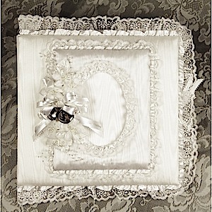 white wedding photo album