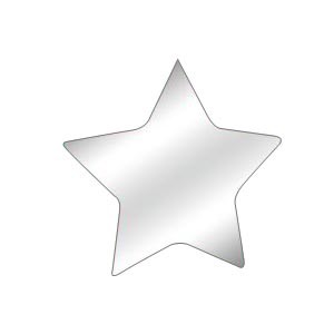 28-5075 - Star 6", bevel mirror, no hole