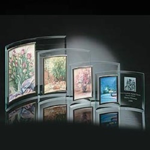 30-2283 - Crescent Picture Frame 3.5 x 5 -Vertical