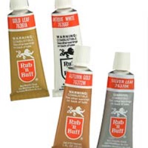 61-3329 - Rub N Buff Metallic Wax, 4 pak