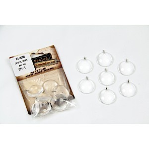61-3390 - Crystal Drop Pendants 8 pcs