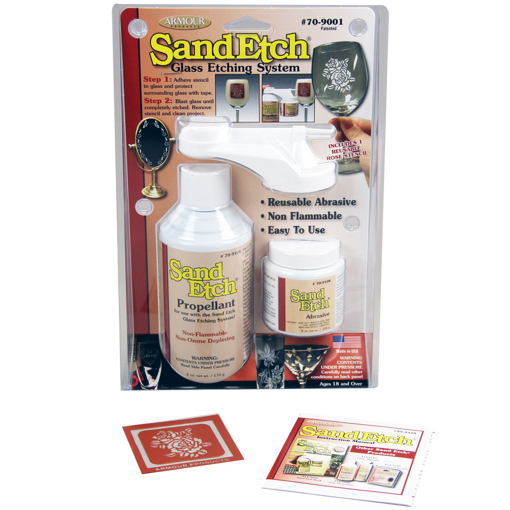 709000 Deluxe Sand Etch Kit Your Glass Etching