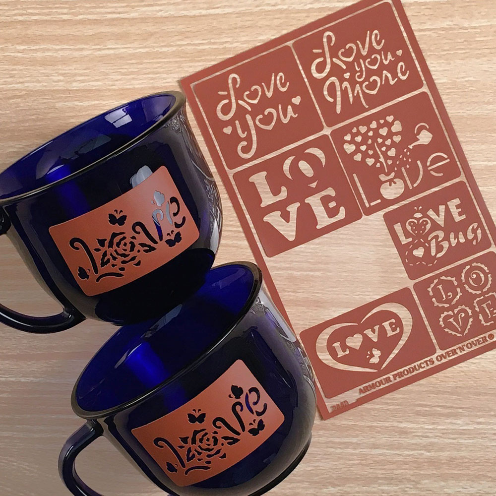 Blue Love Mugs