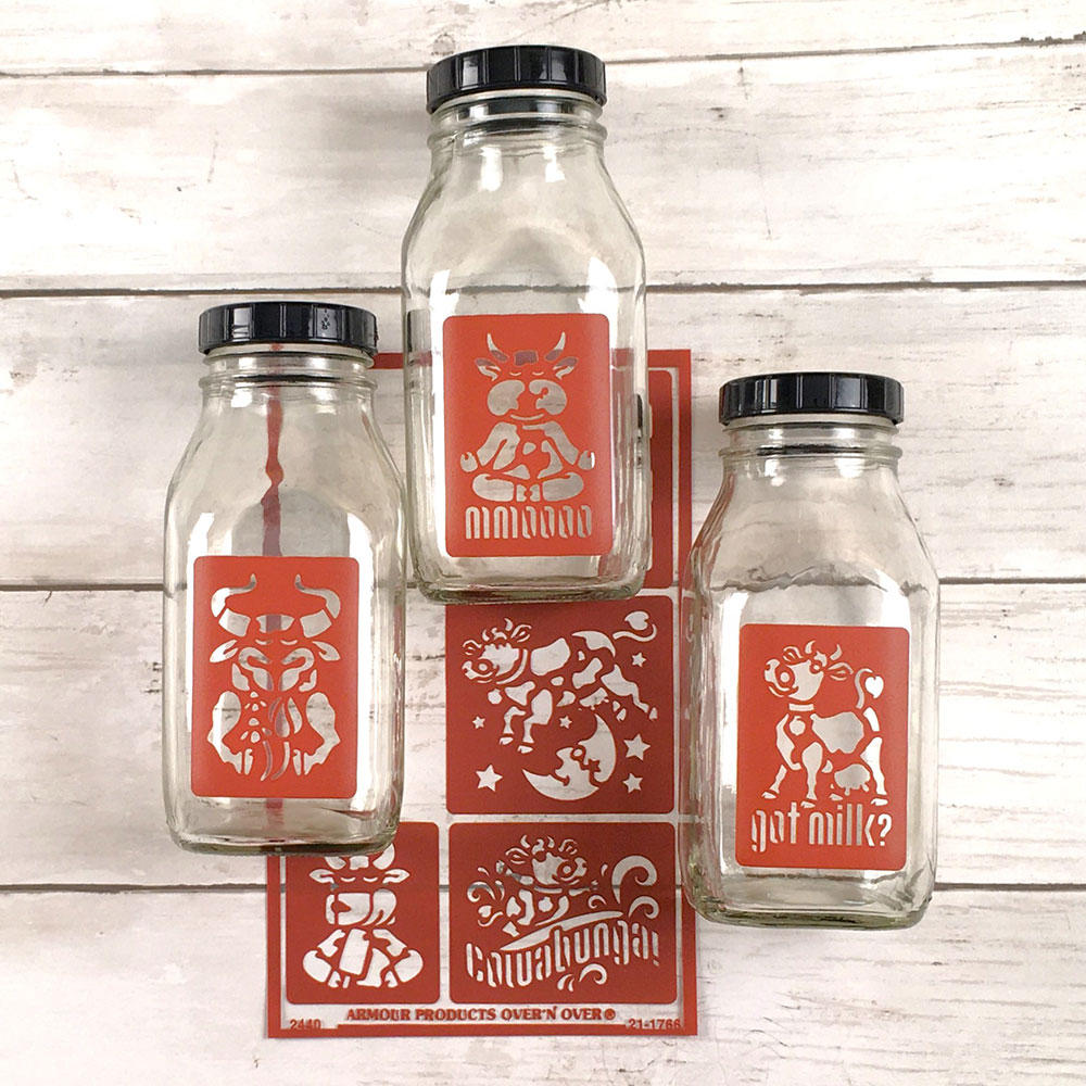 Crazy Cow Milk Bottles
