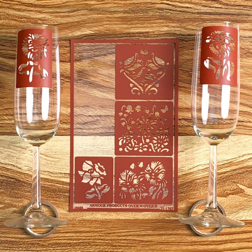 Dandelion Champagne Flutes