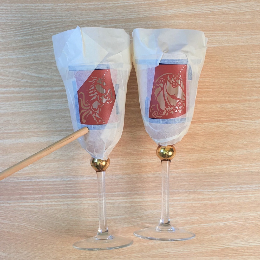 Champagne Glass Etching