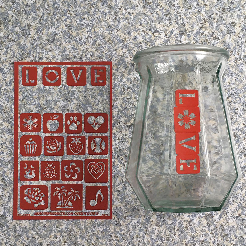 Floral LOVE Vase