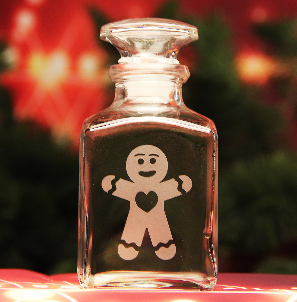 Gingerbread Man Empty Bottle