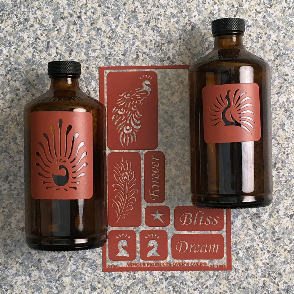 Peacock Bottles for Him