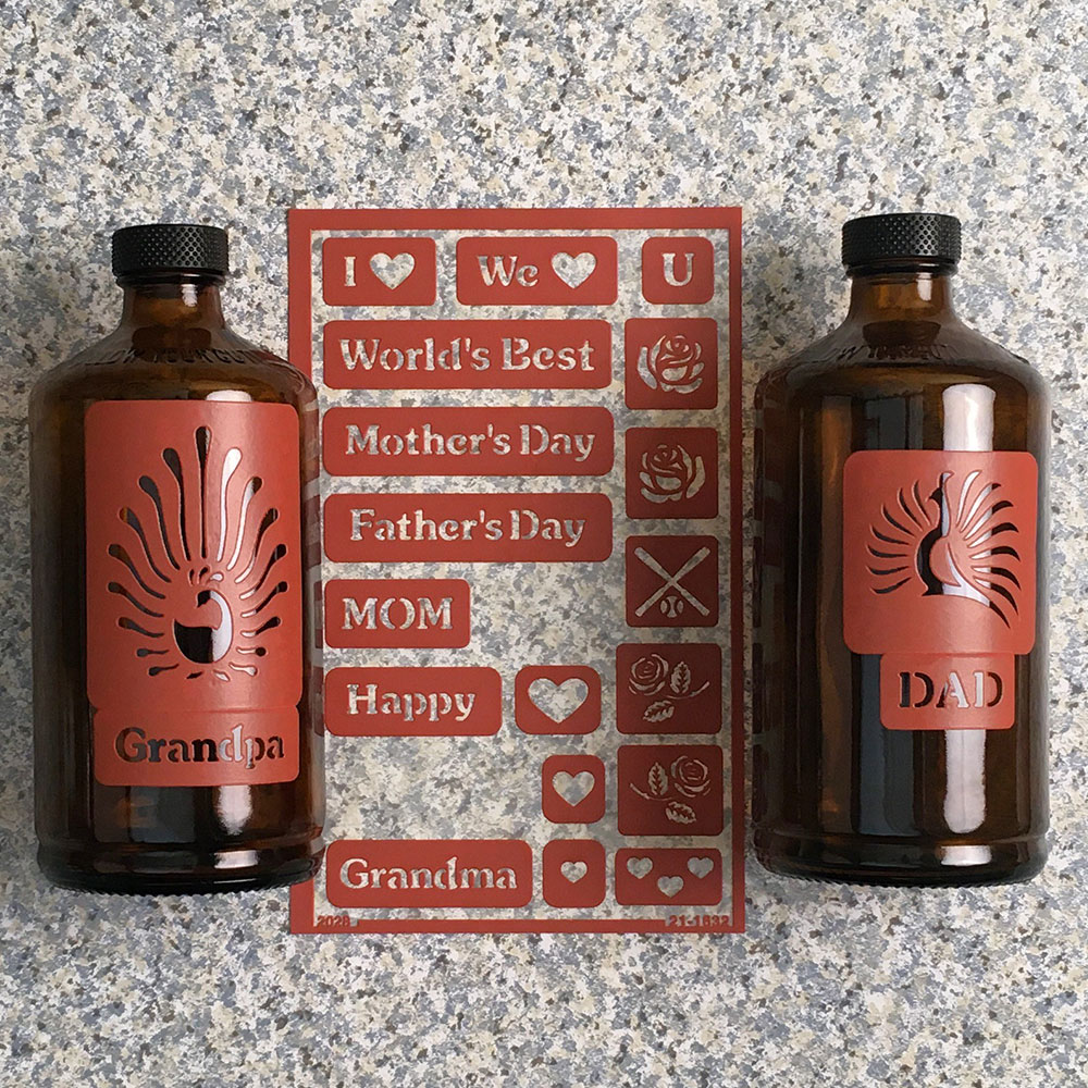 Peacock Bottles for Him