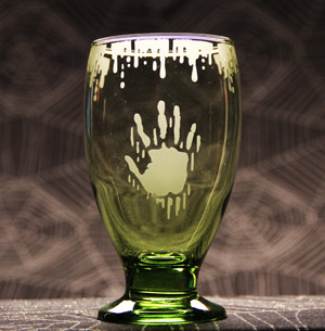 Bloody Hand Glass