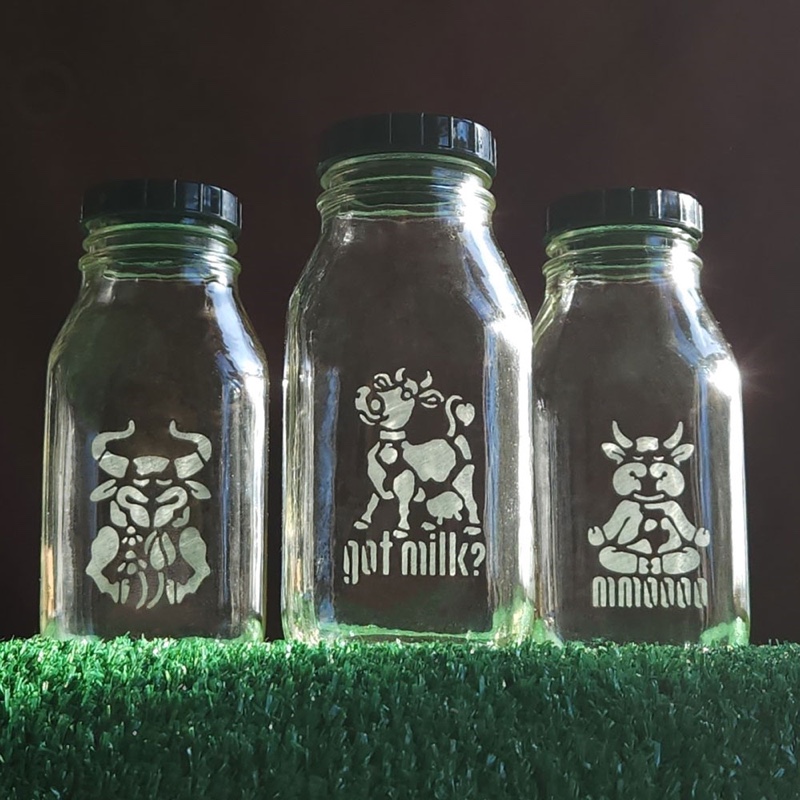 Crazy Cow Milk Bottles