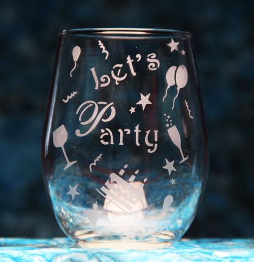 Lets Party Glass
