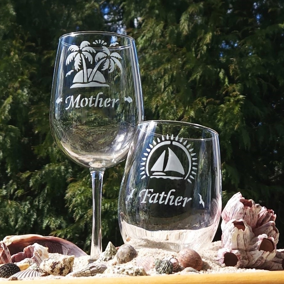Mother & Father Beach Glasses