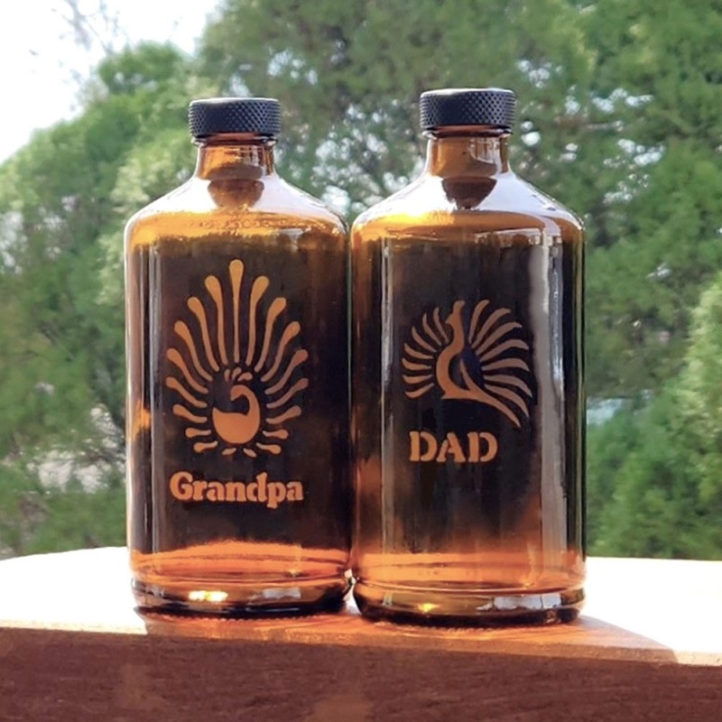 Peacock Bottles for Him