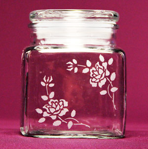 Corner Rose Jar