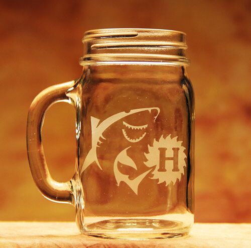 Glass Mason Jar Mug – Artisan Stamp