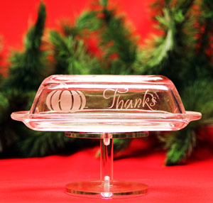 Give Thanks Butter Dish