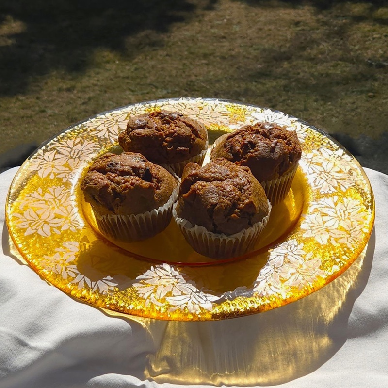 Yellow Floral Picnic Platter