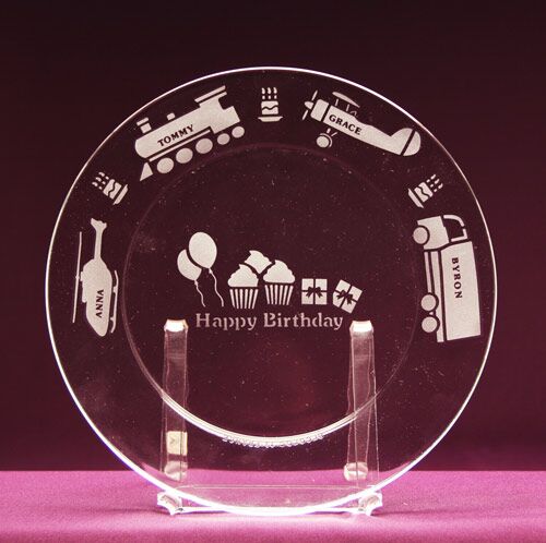 On the Move Birthday Plate