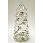 Glass Snowflake Tree