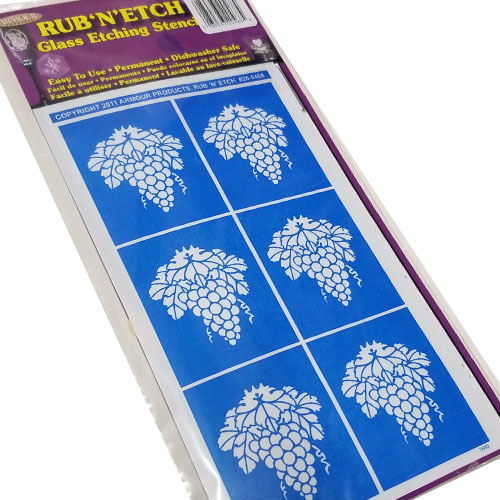 Rub'N'Etch Stencils - Armour Products.com - Wholesale Glass