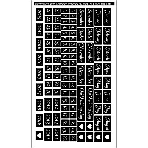 Wedding Months & Date Sheet