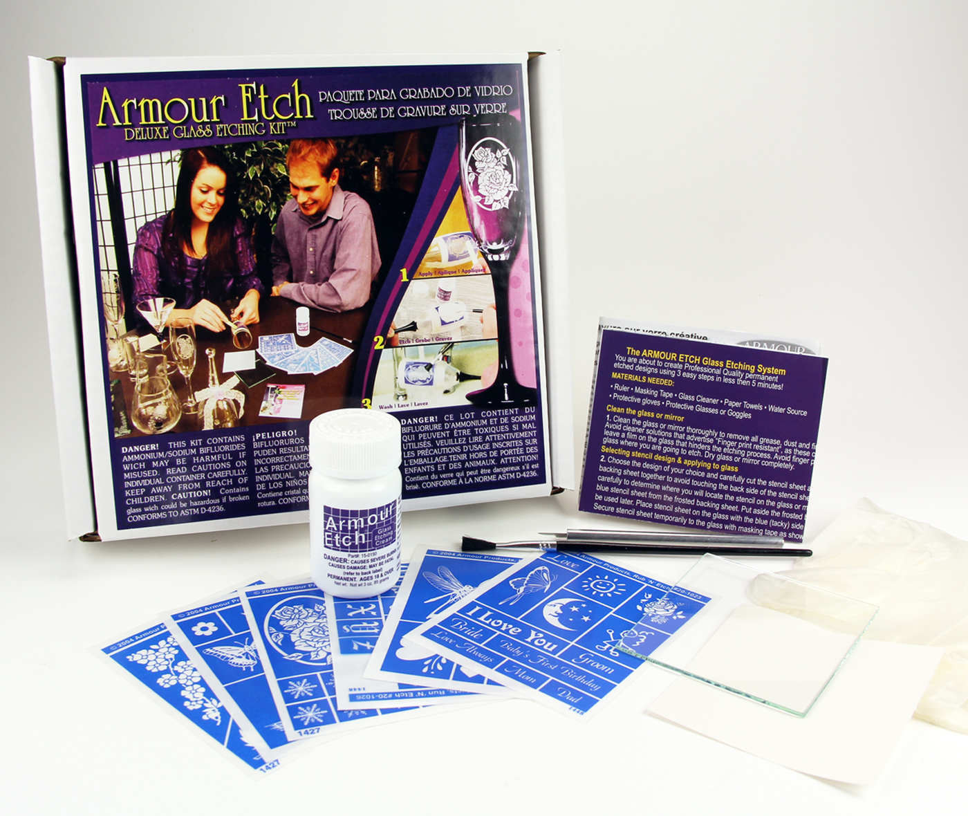 Starter Glass Etching Kit -  - Glass Etching Supplies  Superstore