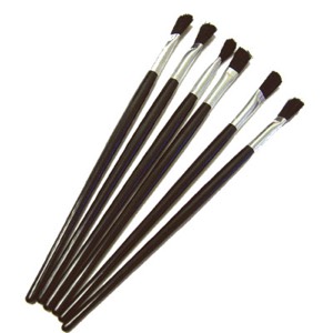 6 Pack 1/4" Brushes