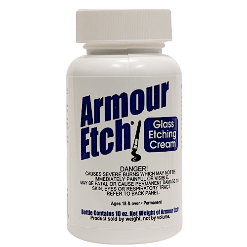 Armour Etch Glass Etching Cream, 10 oz.