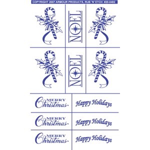 20-0482 - NOEL - Holiday Stencils