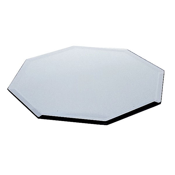 28-5017 - Beveled 10 in. Mirror Octagon Center Piece