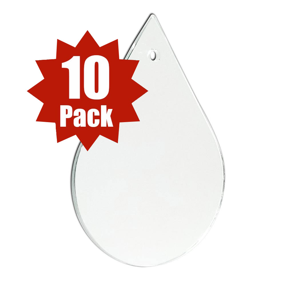 Teardrop Shape - (10 Pack)