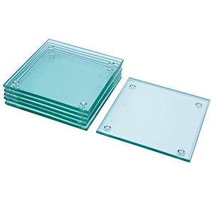 60-3909 - Etchable Square Coaster (6pc)