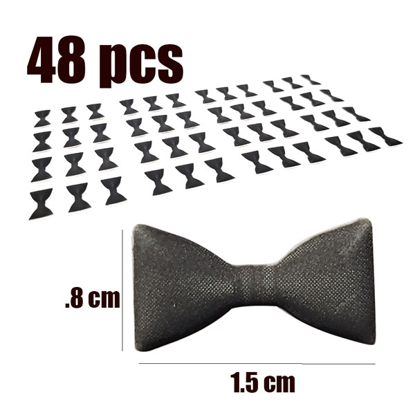 Stick-On Bow Ties (48 pcs)