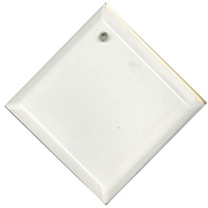 Clear-4" Square Diamond Thick Bevel